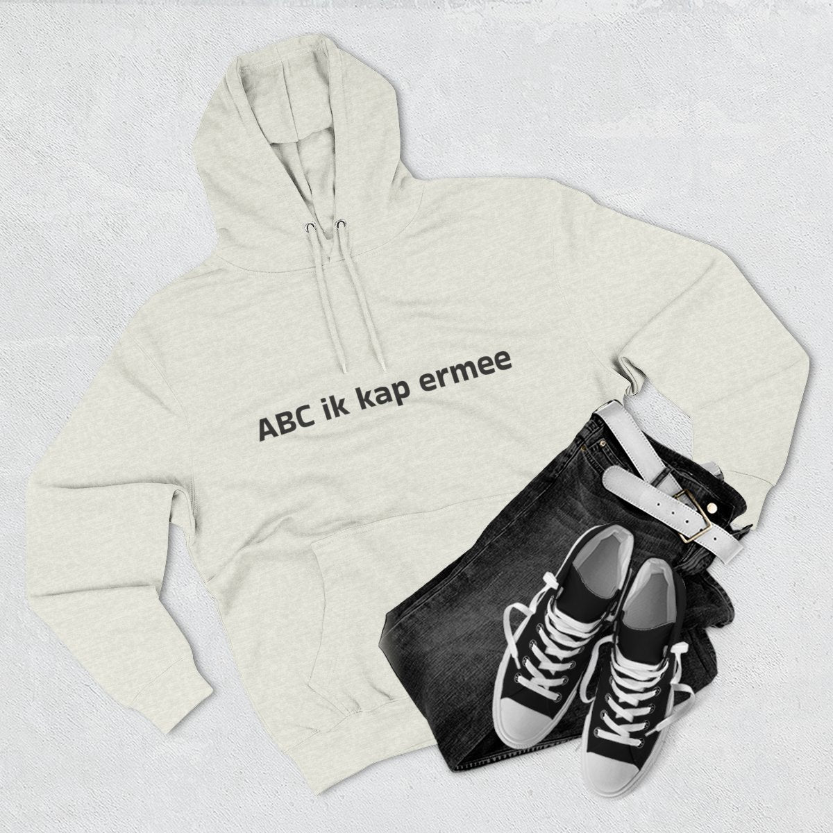 ABC ik kap ermee hoodie